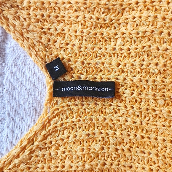 Mustard yellow tank top by Moon and Madison (size M) - Picture 3 of 4